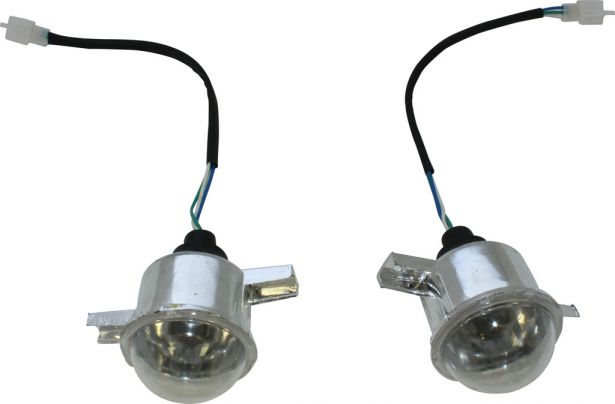 Front Light - 50cc to 250cc ATV, Utility Style, Set (2pcs)