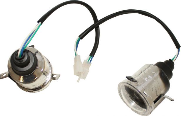 Front Light - 50cc to 250cc ATV, Utility Style, Set (2pcs)