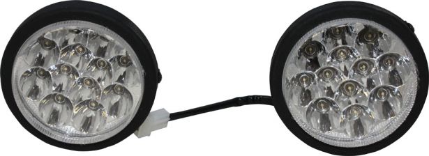 Front Light - ATV, Snow Blower, Set (2pcs)