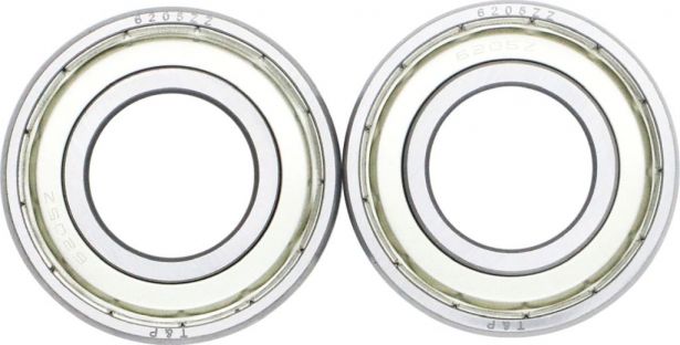 Bearing - 6205ZZ (2 pc set) 52x25x15