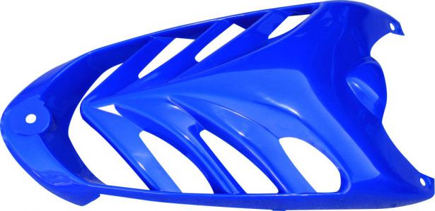 Plastic Set - 50cc to 250cc ATV, Blue, Racing Style (5pcs: 2 big body pieces, nose piece, battery case, flap)