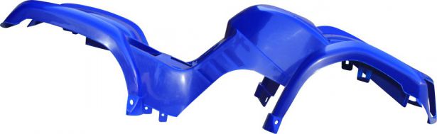 Plastic Set - 50cc to 125cc ATV, Blue, Utility Style