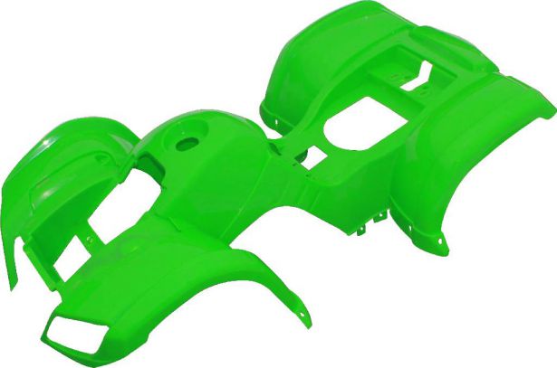 Plastic Set - 50cc to 125cc ATV, Green, Utility Style