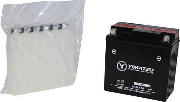 Battery - GTX9A-BS Yimatzu, AGM, Maintenance Free