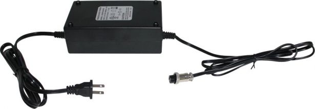 Charger - 24V, 4A, 3-Pin Inline Plug (Female DIN, GX16-3P)