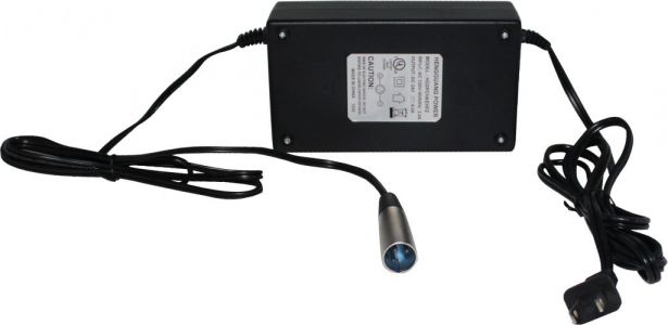 Charger - 24V, 4A, 3-Pin XLR Plug (Male DIN)