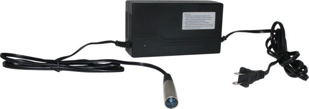 Charger - 24V, 4A, 3-Pin XLR Plug (Male DIN)