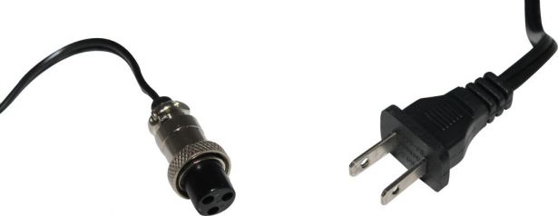 Charger - 24V, 5A, 3-Pin Inline Plug (Female DIN, GX16-3P)