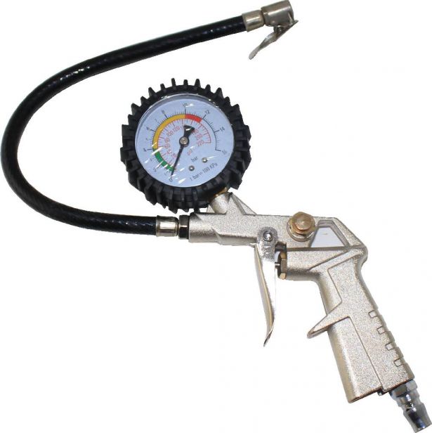 Tire Inflating Gun - Inflator and Gauge Kit