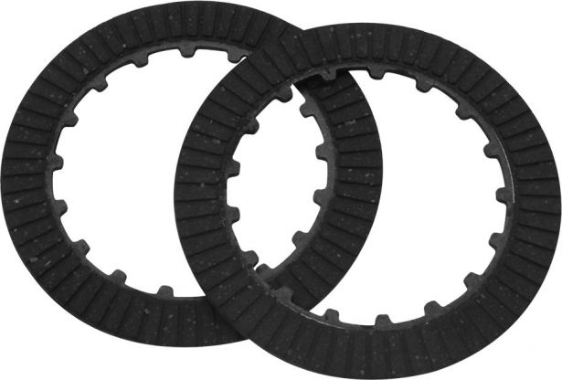 Clutch Plate Set - Manual, 125cc, Kick & Electric Start, 2pc