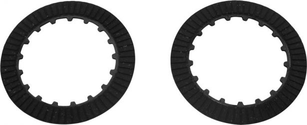 Clutch Plate Set - Manual, 125cc, Kick & Electric Start, 2pc