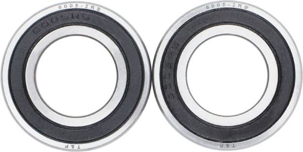 Bearing - 6005-2RS / 6105-2RS (2 pc set) 47x25x12