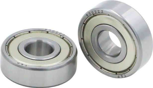 Bearing - 6302ZZ (2 pc set) 42x15x13