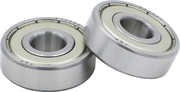 Bearing - 6302ZZ (2 pc set) 42x15x13