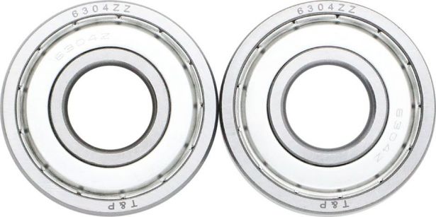 Bearing - 6304ZZ (2 pc set) 52x12x15