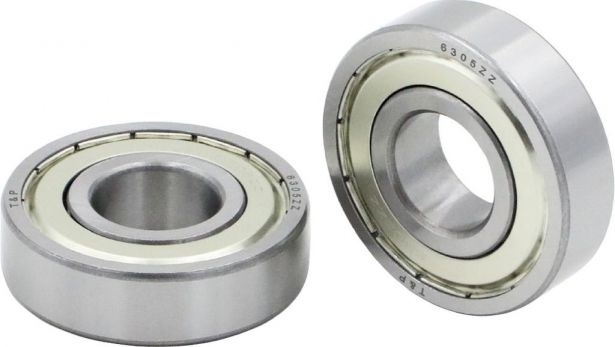 Bearing - 6305ZZ (2 pc set) 62x25x17