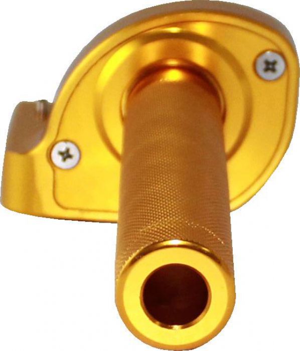 Hand Throttle - Twist Grip, CNC, 90cc to 250cc, Dirt Bike, Yimatzu Brand, Gold