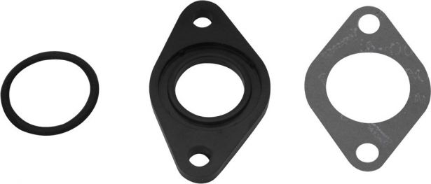 Intake Gasket Set - 19mm to 20mm, with Rubber O-Ring, 3pc 