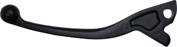 Brake Lever - Left Hand, Aluminum, Black, Honda