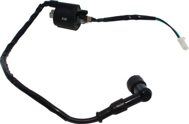Ignition Coil - 50cc to 300cc, Male Plug