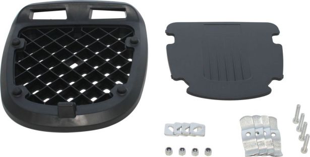 Tail Storage Box - 32L Scooter Trunk, PHX Scooter Elite, Flat Black, Removable