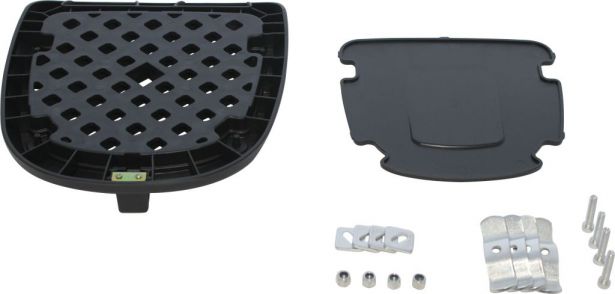 Tail Storage Box - 32L Scooter Trunk, PHX Scooter Elite, Flat Black, Removable