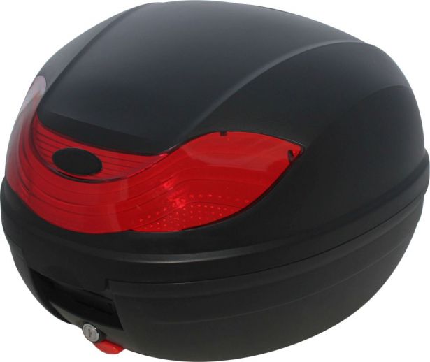 Tail Storage Box - 32L Scooter Trunk, PHX Scooter Elite, Flat Black, Removable