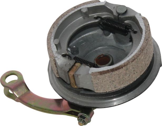 Brake Hub - Scooter, 10mm, 88mm, Front Drum Brake, Backing Plate & Brake Shoes