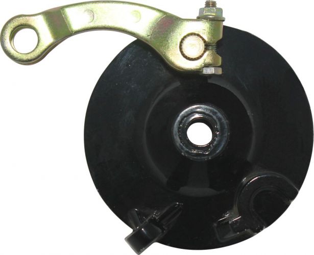 Brake Hub - Scooter, 10mm, 88mm, Front Drum Brake, Backing Plate & Brake Shoes
