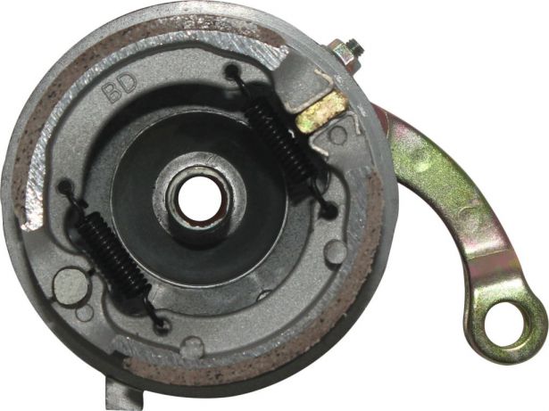 Brake Hub - Scooter, 10mm, 88mm, Front Drum Brake, Backing Plate & Brake Shoes
