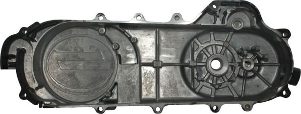 Engine Cover - Crank Case Cover, GY6 125cc, 150cc, Left, Long  Case (470mm)