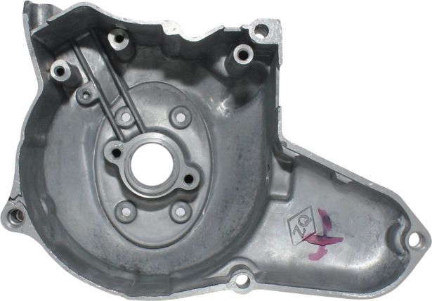 Engine Cover - 50cc to 125cc, Left Front