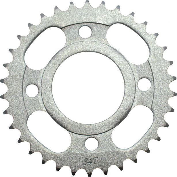 Sprocket - Rear, 428 Chain, 34 Tooth