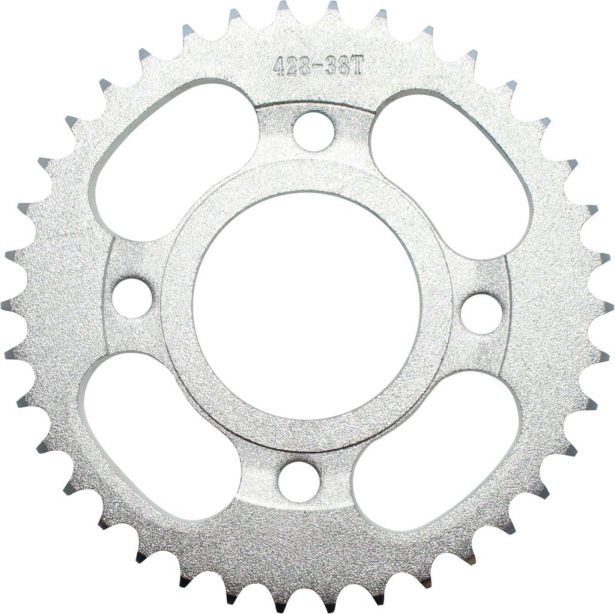 Sprocket - Rear, 428 Chain, 38 Tooth