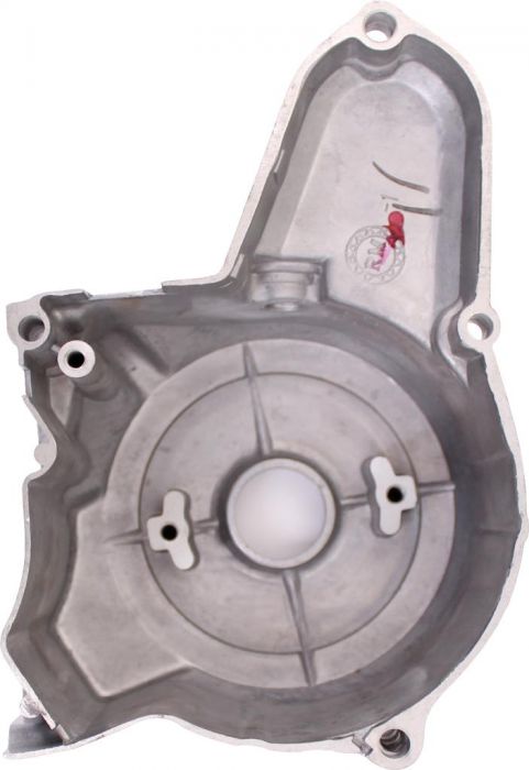 Engine Cover - Stator Cover, 50cc to 125cc, Electric Start, Top Mount Starter, 4-pole