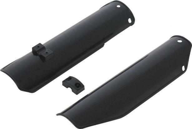 Fork Guard - Dirt Bike, Black (3pcs)