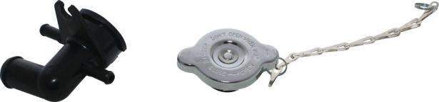 Radiator Cap and Spout  Assembly - XY500UE, XY600UE, Chironex