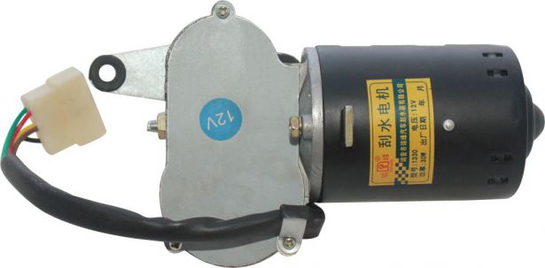 Wiper Motor - 12V, XY500UE, XY600UE, Chironex