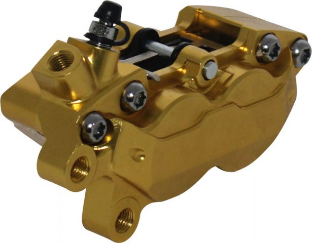 Brake Caliper - 145mm, CNC Performance, Gold