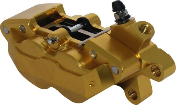 Brake Caliper - 145mm, CNC Performance, Gold