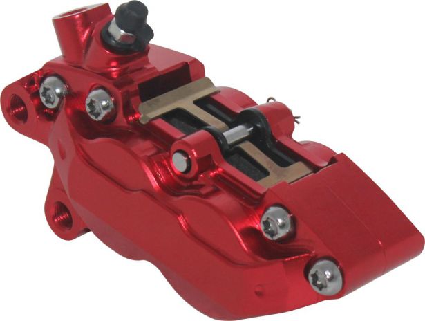 Brake Caliper - 145mm, CNC Performance, Red