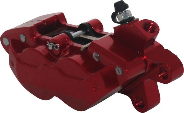 Brake Caliper - 145mm, CNC Performance, Red