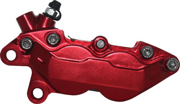 Brake Caliper - 145mm, CNC Performance, Red