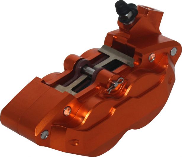 Brake Caliper - 145mm, CNC Performance, Orange