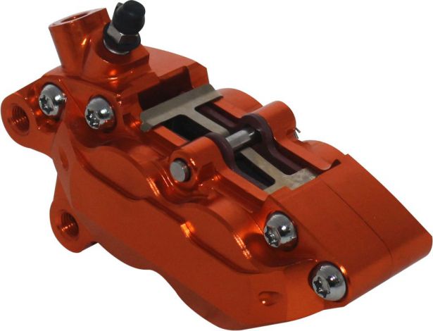 Brake Caliper - 145mm, CNC Performance, Orange