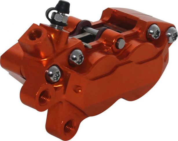 Brake Caliper - 145mm, CNC Performance, Orange