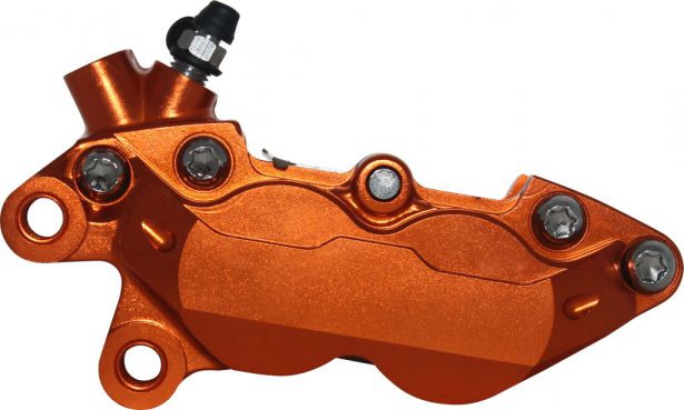 Brake Caliper - 145mm, CNC Performance, Orange