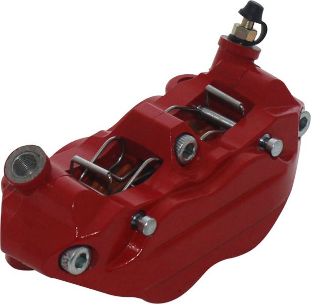 Brake Caliper - 165mm, CNC Performance, Red