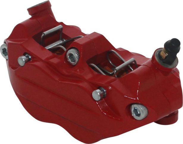 Brake Caliper - 165mm, CNC Performance, Red