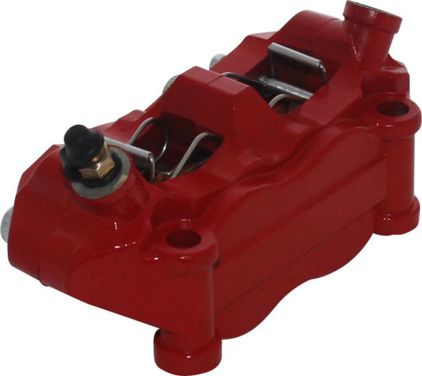 Brake Caliper - 165mm, CNC Performance, Red